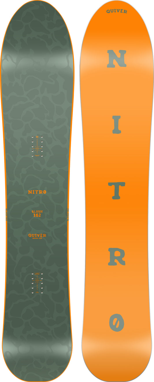 Nitro SLASH Snowboard Herren Surf-Feeling Winter 2026