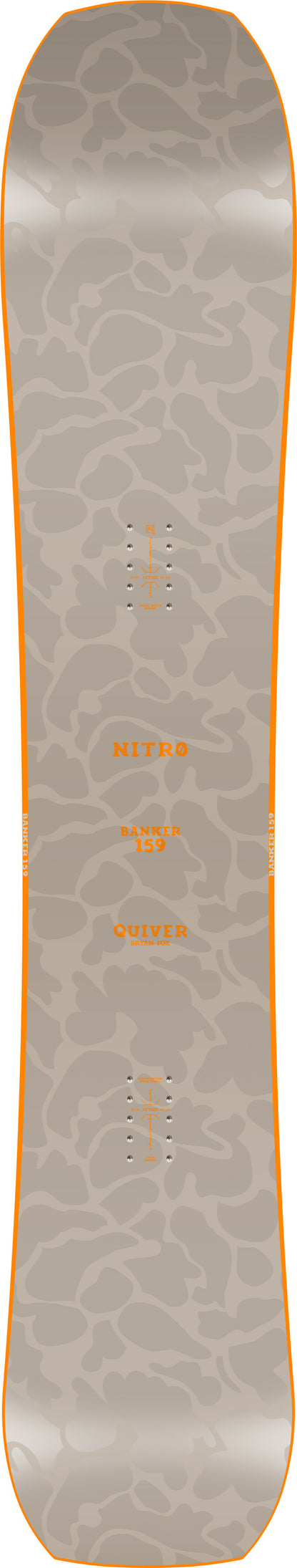 Nitro BANKER Snowboard Mens Winter 2026  High-Speed All-Mountain Carving Board