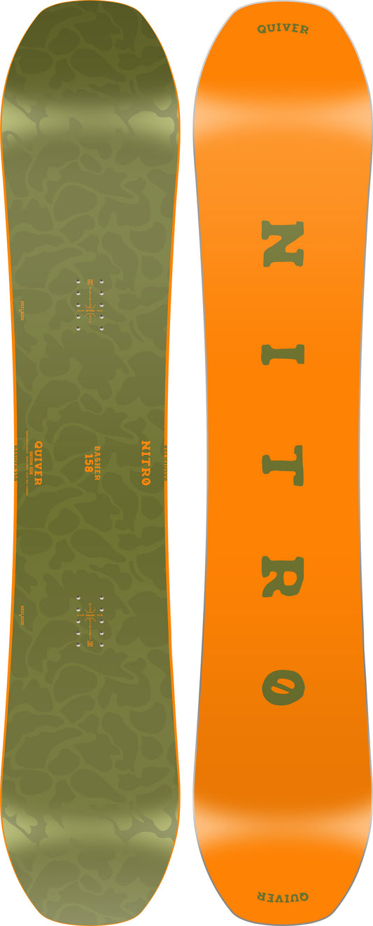Nitro BASHER Snowboard Mens Winter 2026  Freeride All-Mountain Board Herren
