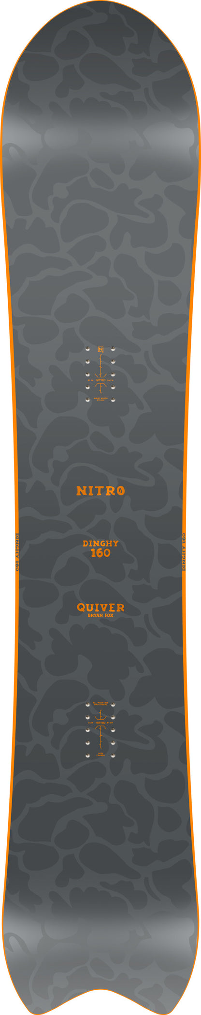 Nitro DINGHY Snowboard Mens 2026 Freeride All-Mountain Board für Herren