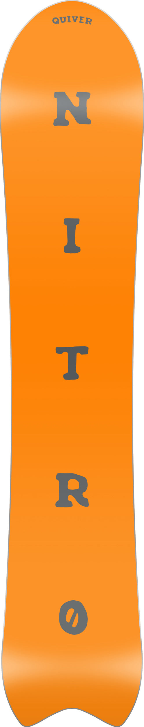 Nitro DINGHY Snowboard Mens 2026 Freeride All-Mountain Board für Herren