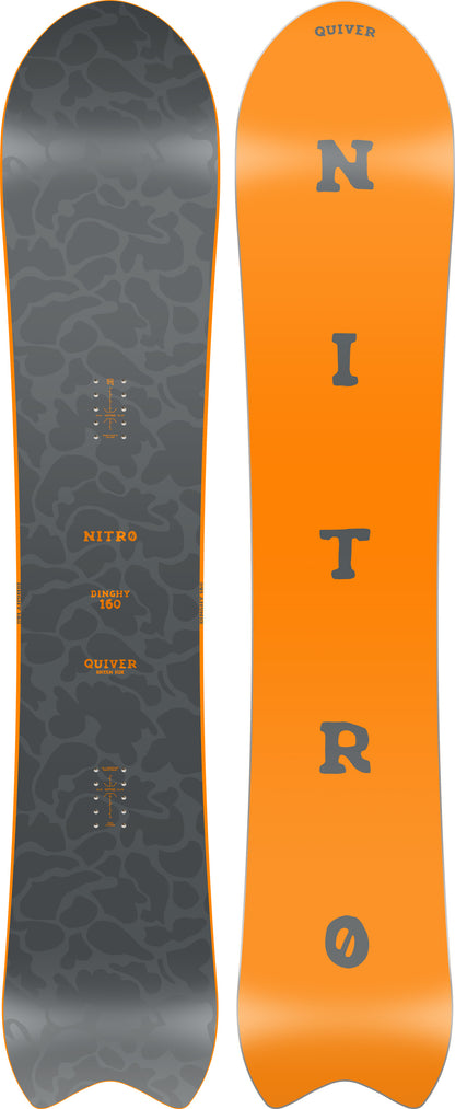 Nitro DINGHY Snowboard Mens 2026 Freeride All-Mountain Board für Herren