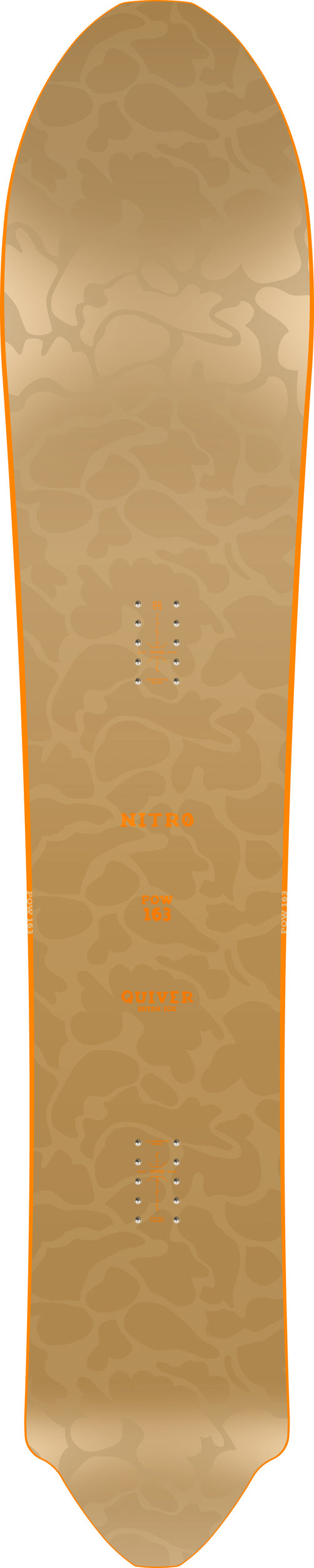 Nitro POW Snowboard Winter 2026 Mens Freeride Powder Board