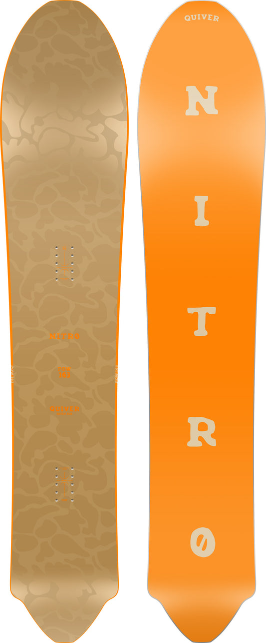 Nitro POW Snowboard Winter 2026 Mens Freeride Powder Board