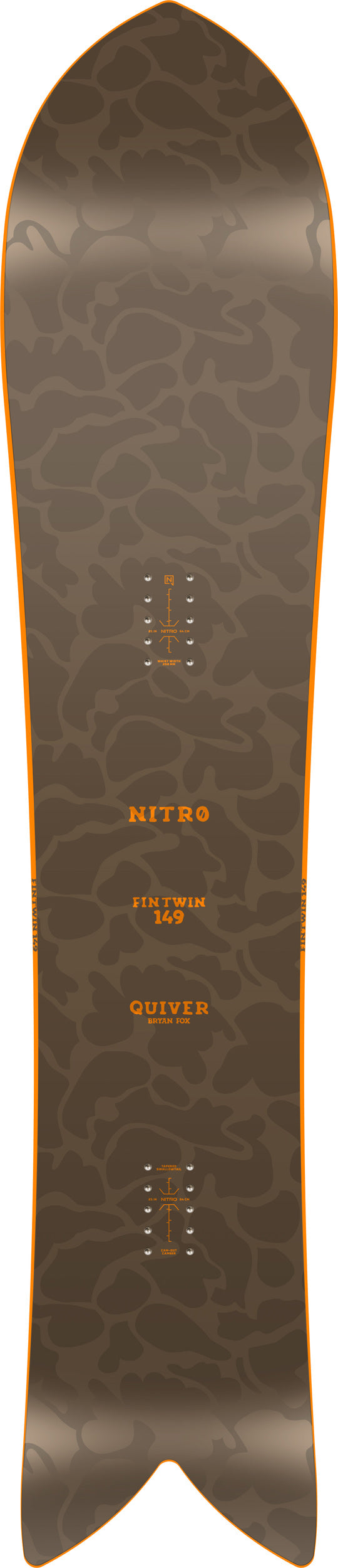 Nitro FINTWIN Snowboard Mens Winter 2026  Freeride All-Mountain Board