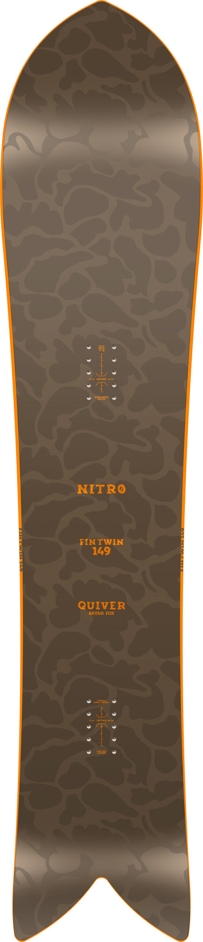 Nitro FINTWIN Snowboard Mens Winter 2026  Freeride All-Mountain Board