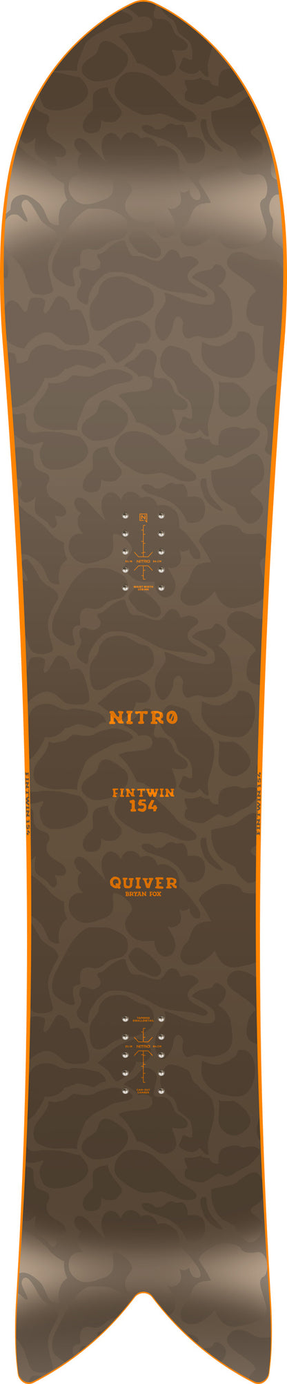 Nitro FINTWIN Snowboard Mens Winter 2026  Freeride All-Mountain Board