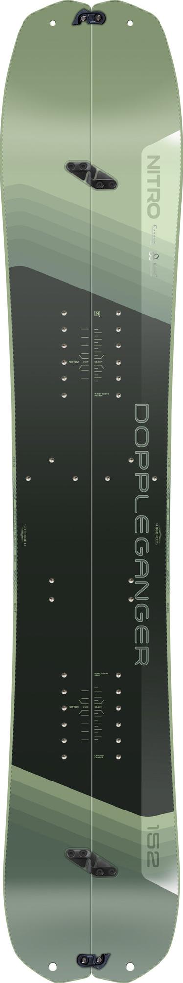 Nitro Doppleganger Splitboard 2026 – 152 cm – Topsheet