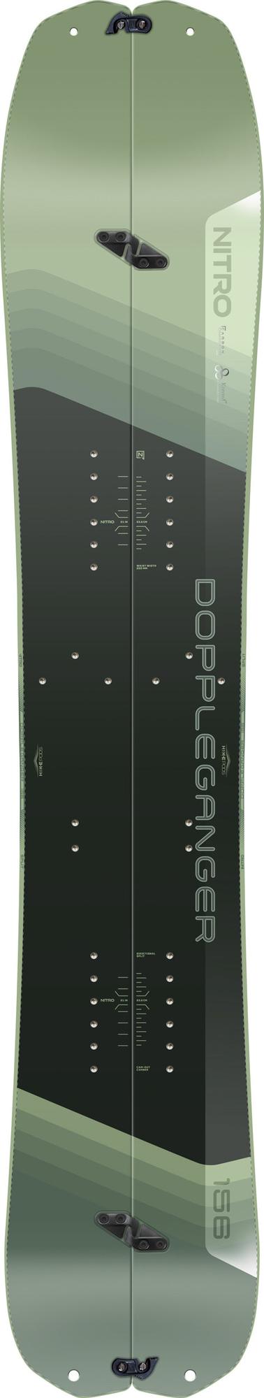 Nitro Doppleganger Splitboard 2026 – 156 cm – Topsheet