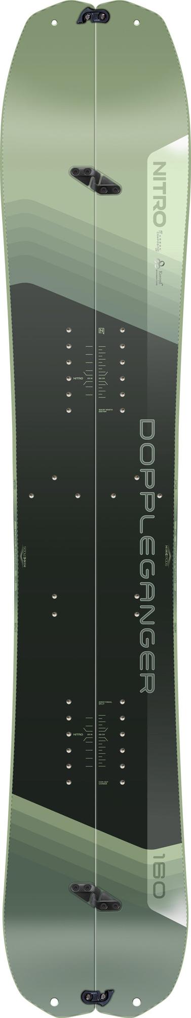 Nitro Doppleganger Splitboard 2026 – 160 cm – Topsheet