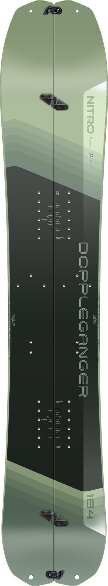 Nitro Doppleganger Splitboard 2026 – 164 cm – Topsheet