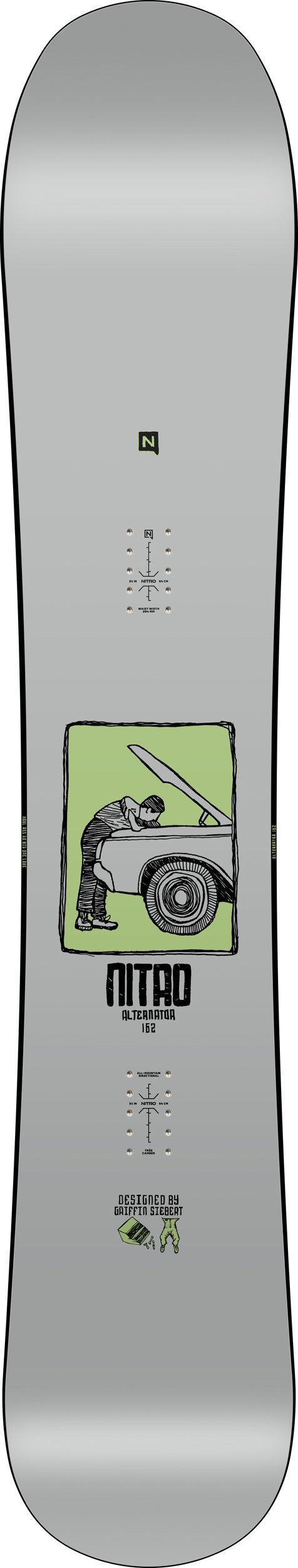 Nitro ALTERNATOR Snowboard Mens Winter 2026