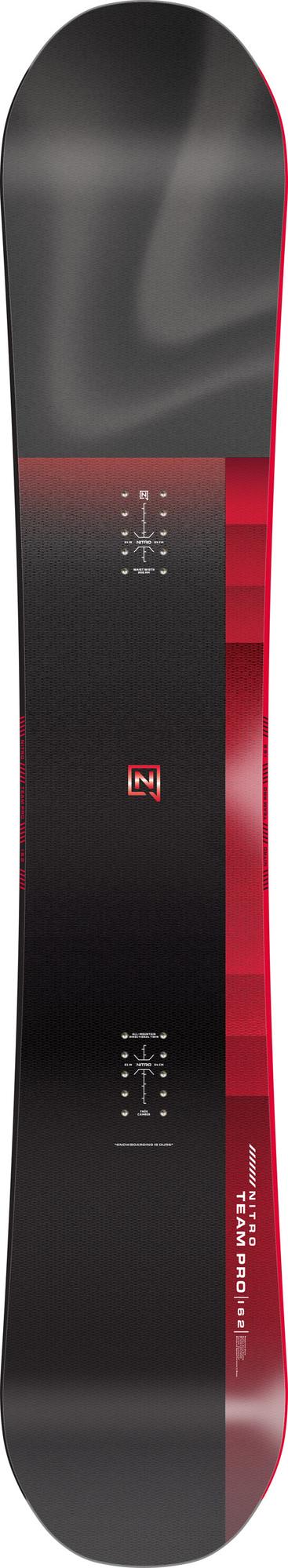 Nitro Team Pro Snowboard 2026 – 162 cm – Topsheet