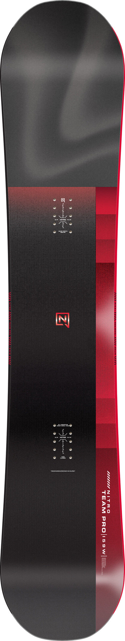 Nitro Team Pro Wide Snowboard 2026 – 159 cm – Topsheet