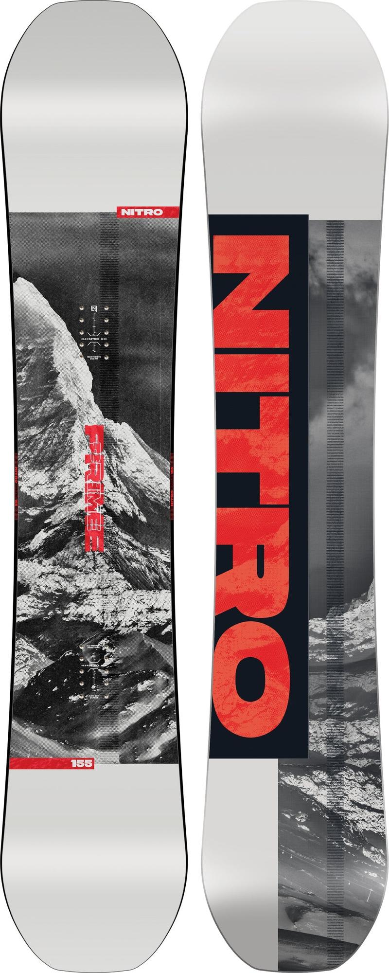 Nitro Prime Raw Snowboard 2026 – 155 cm – Produktansicht
