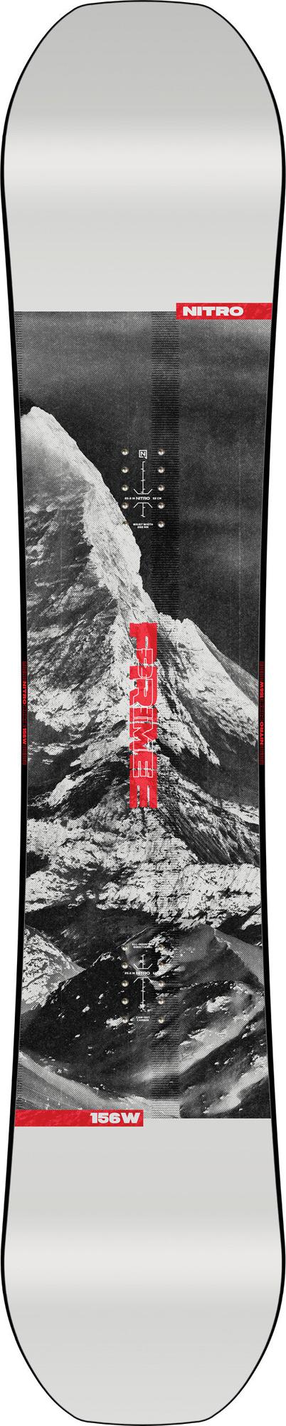 Nitro Prime Raw Snowboard 2026 – 156 cm – Topsheet