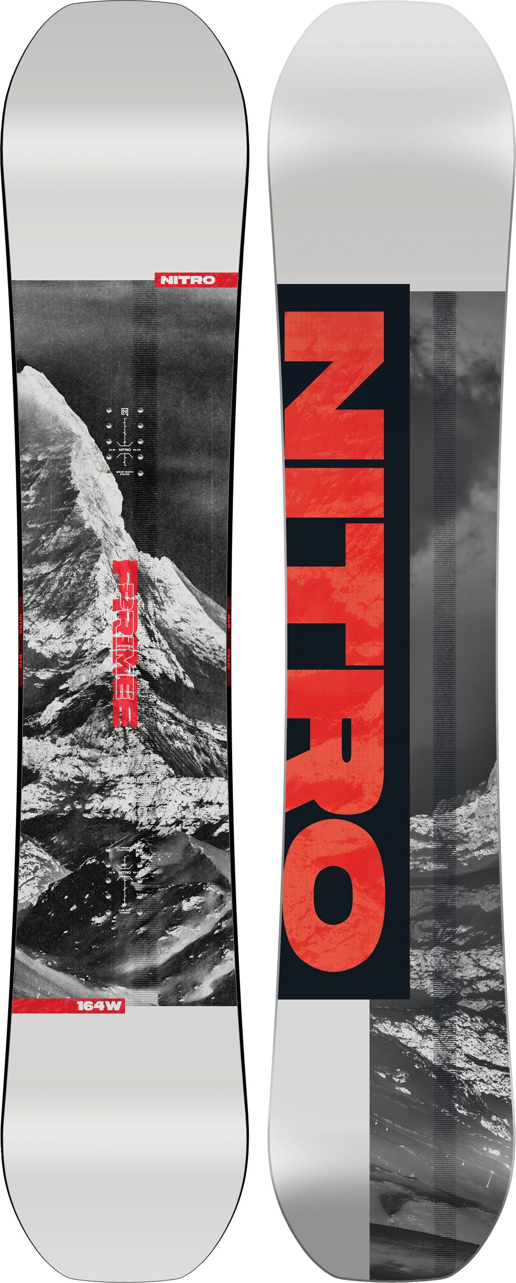 Nitro Prime Raw Snowboard 2026 Mens All-Mountain