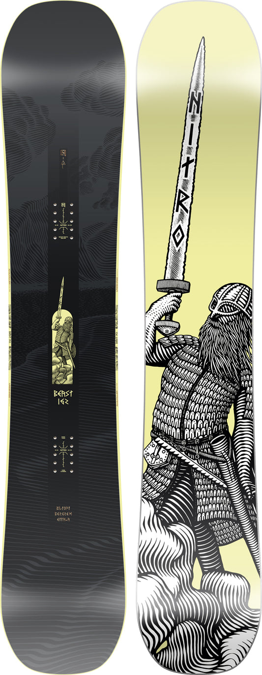 Nitro BEAST Snowboard Mens Winter 2026 Freestyle Park Performance Board