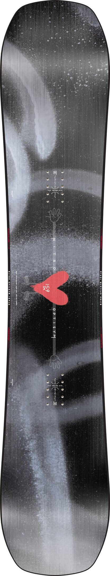 Nitro OPTISYM Snowboard Winter 2026 Mens Freestyle All-Mountain Board