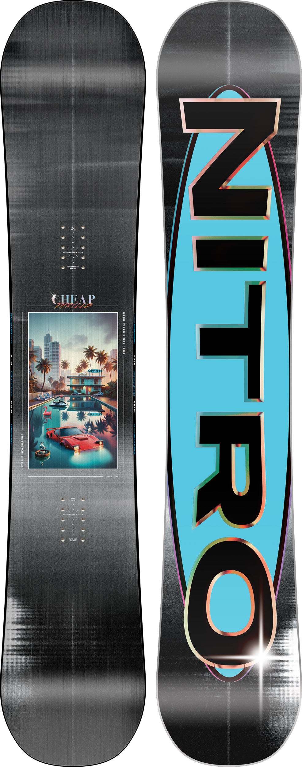 Nitro CHEAP TRILLS  Snowboard Mens Winter 2026 Freestyle Park Board