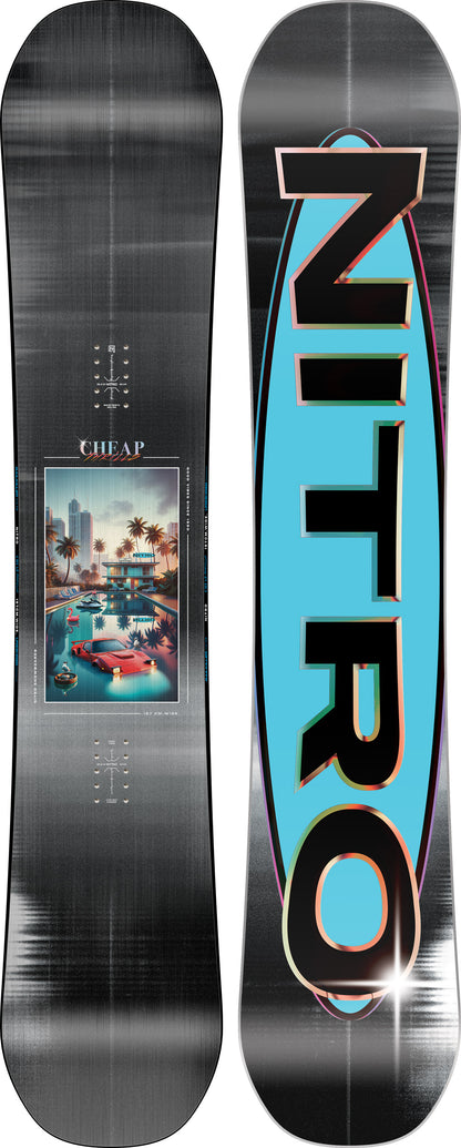 Nitro CHEAP TRILLS WIDE Snowboard Mens Winter 2026 Freestyle Park Board