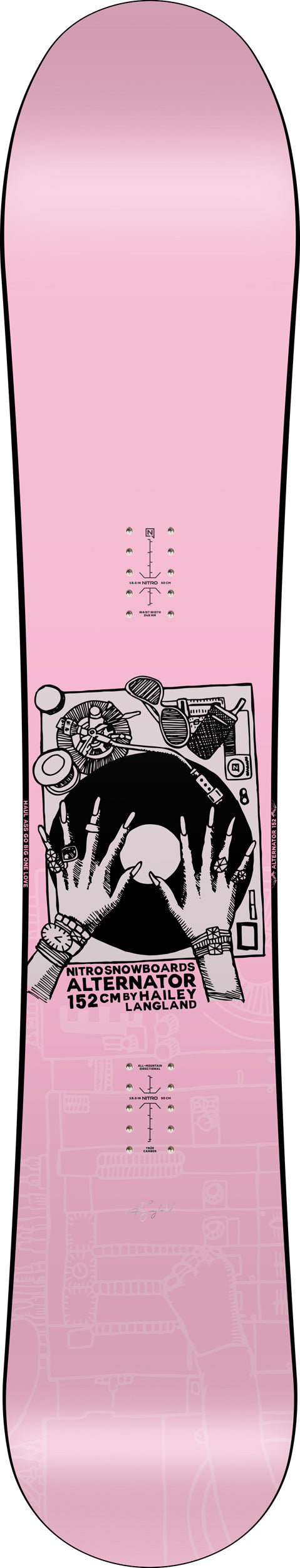 Nitro ALTERNATOR x HAILEY BR Snowboard Womens Winter 2026