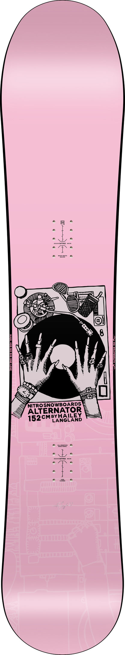 Nitro ALTERNATOR x HAILEY BR Snowboard Womens Winter 2026