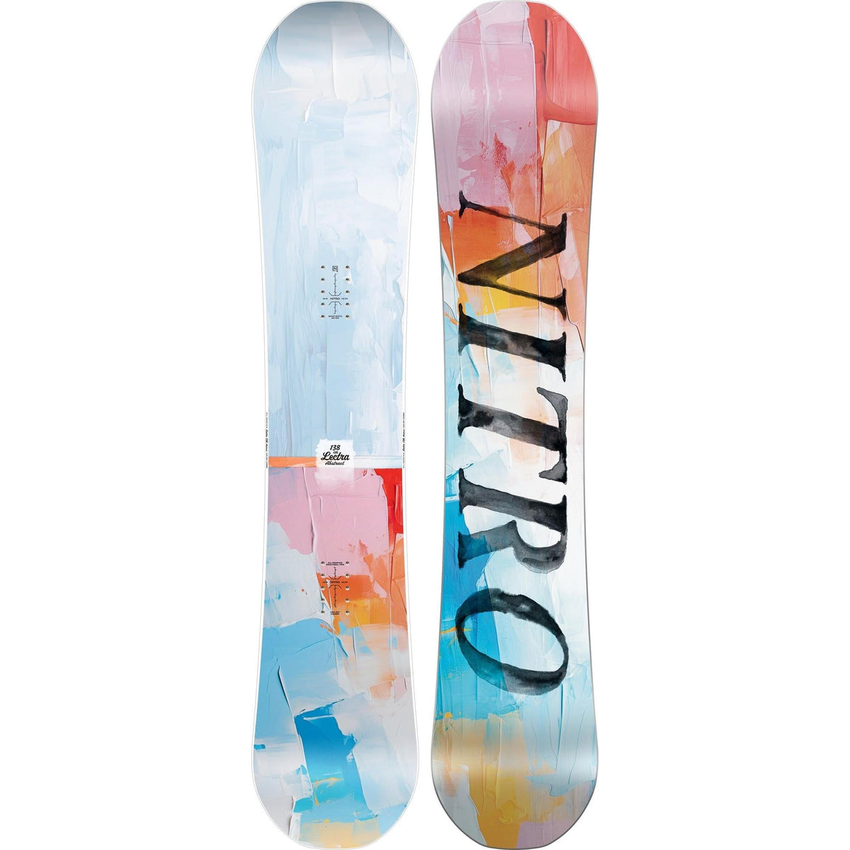 Nitro Lectra Abstract Snowboard 2026 – 138 cm – Produktansicht