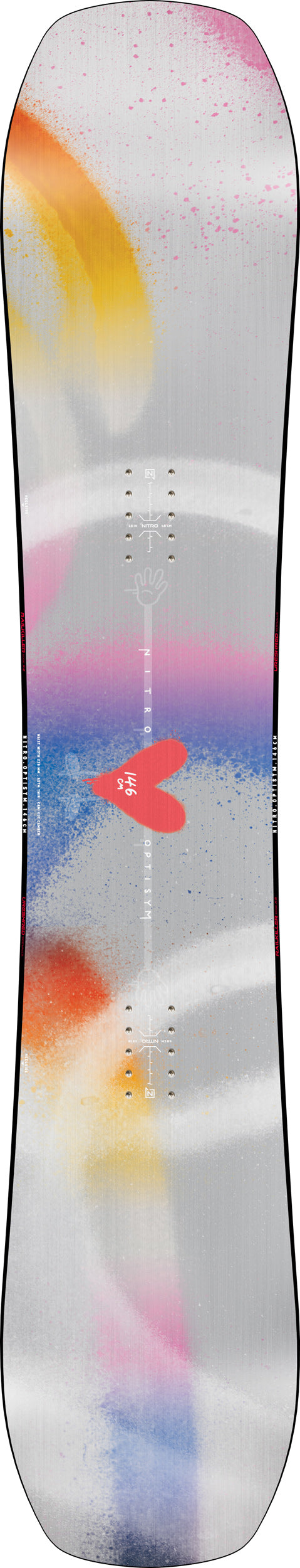 Nitro OPTISYM 2026 Snowboard Damen Freestyle All-Mountain Board