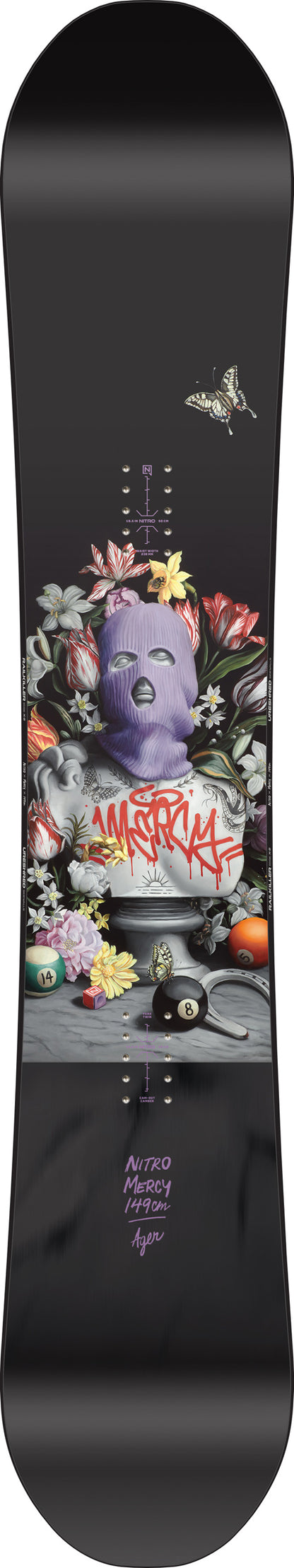 Nitro MERCY Snowboard Damen Freestyle All-Mountain Board 2026