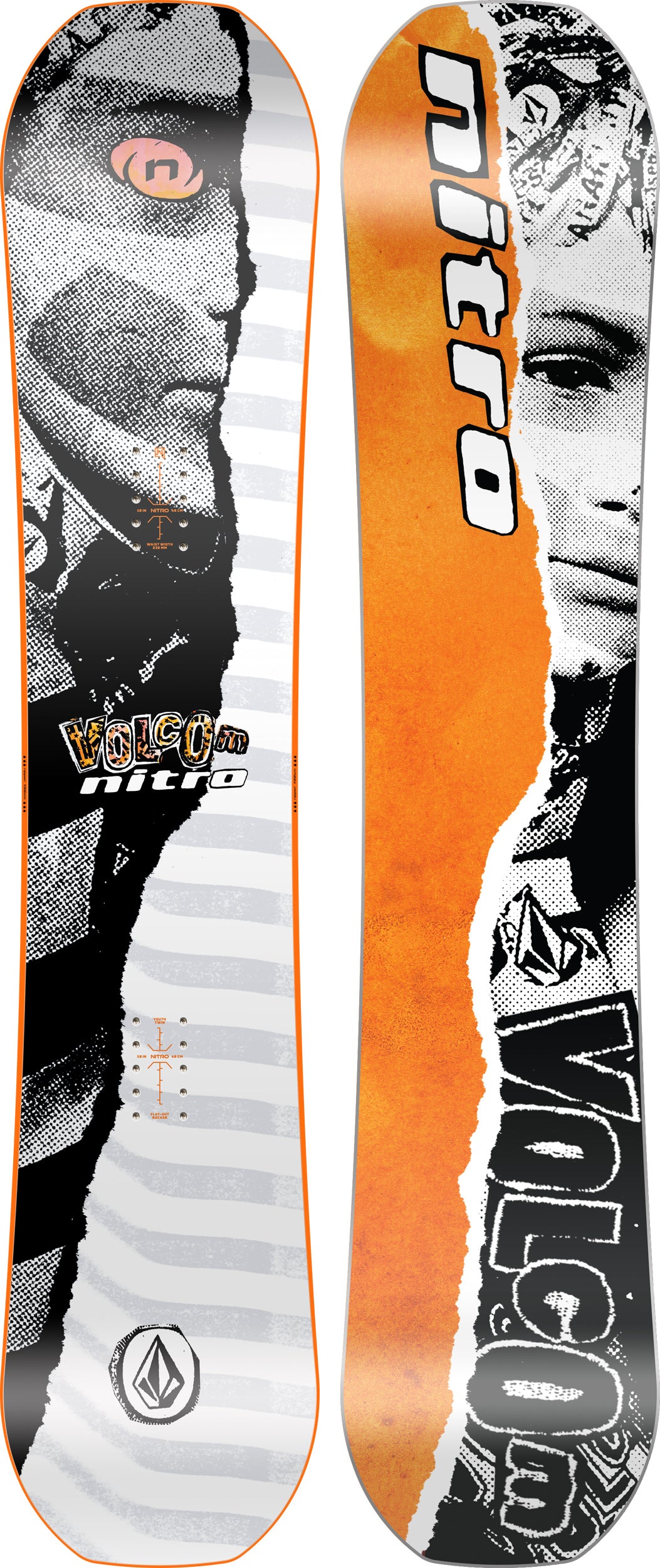 Nitro RIPPER YOUTH X VOLCOM Snowboard Jugendliche 2026