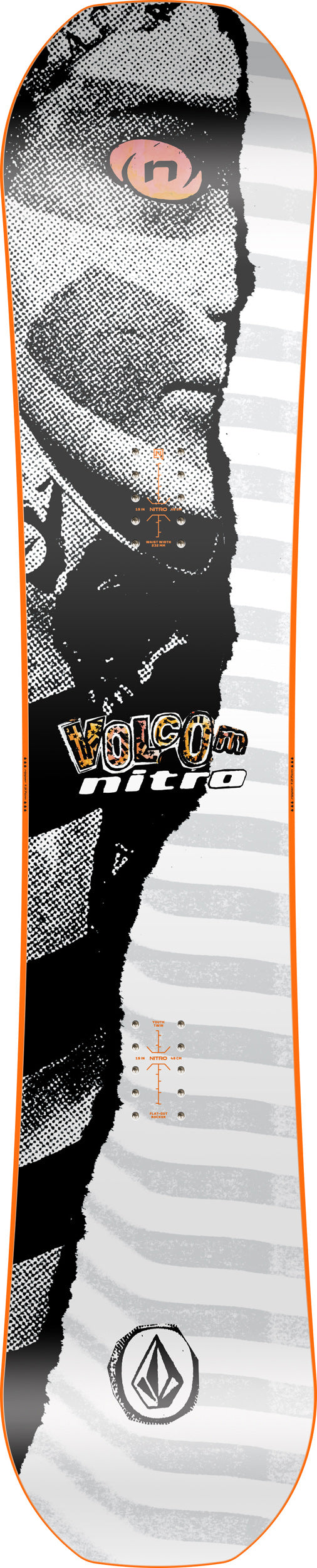 Nitro RIPPER KIDS X VOLCOM Snowboard Kids Winter 2026