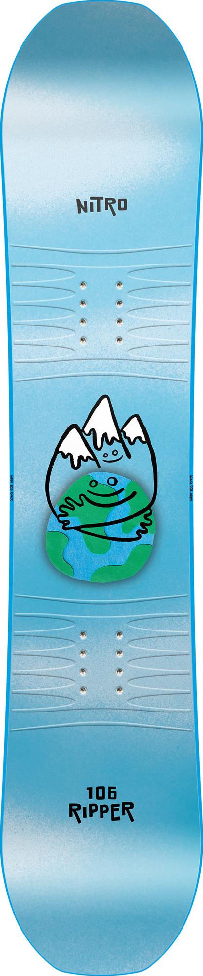 Nitro Ripper Kids Snowboard 2026 – 106 cm – Topsheet