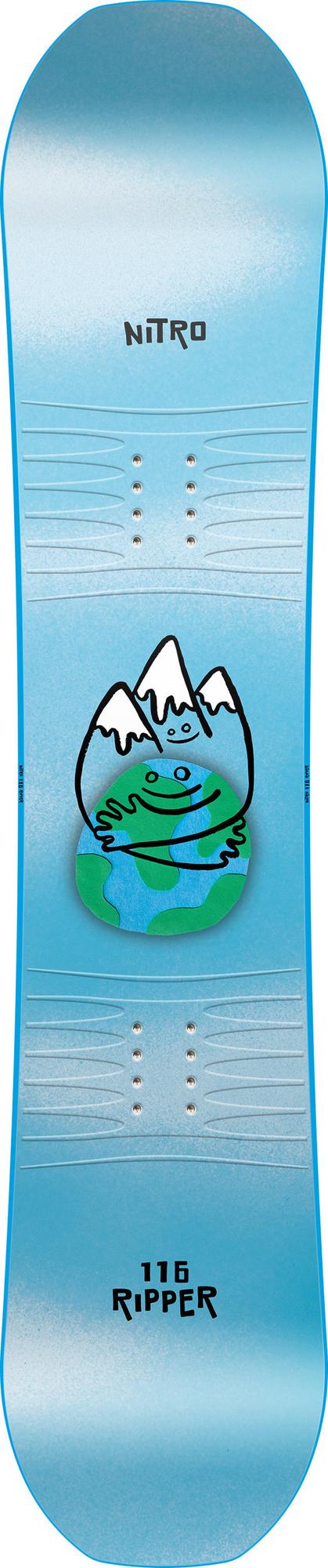 Nitro Ripper Kids Snowboard 2026 – 116 cm – Topsheet