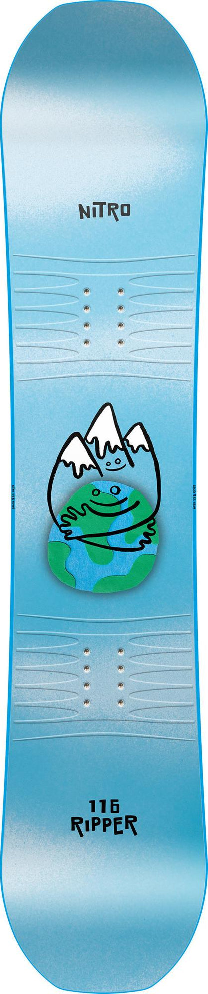 Nitro Ripper Kids Snowboard 2026 – 116 cm – Topsheet