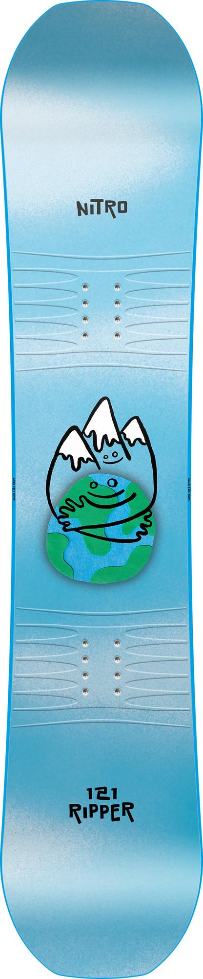 Nitro Ripper Kids Snowboard 2026 – 121 cm – Topsheet