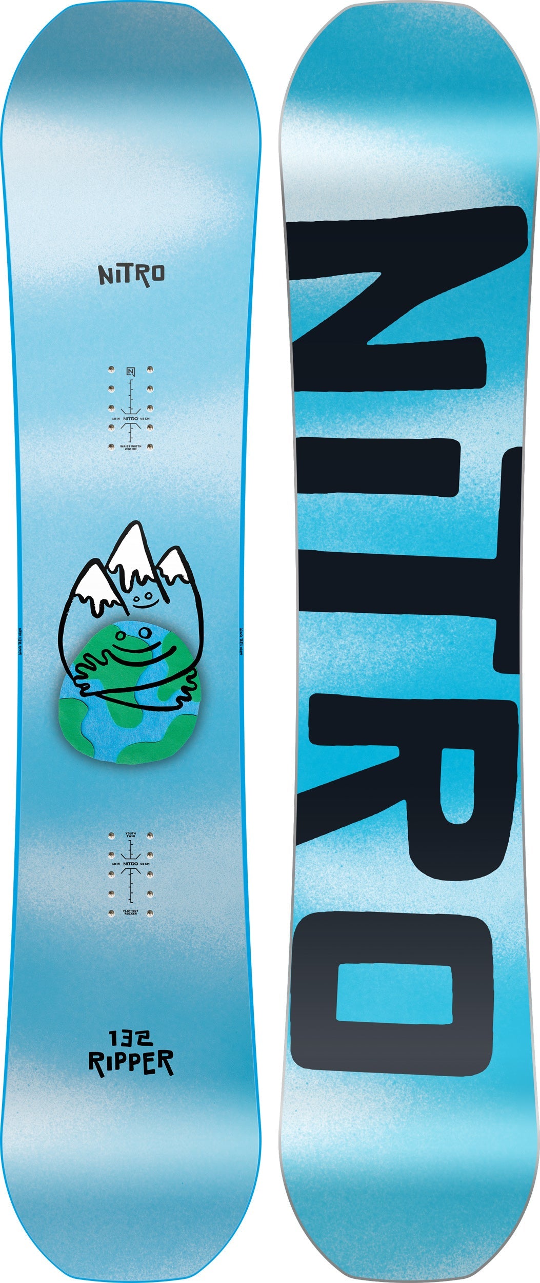 Nitro Ripper Youth Snowboard 2026 – 132 cm – Produktansicht