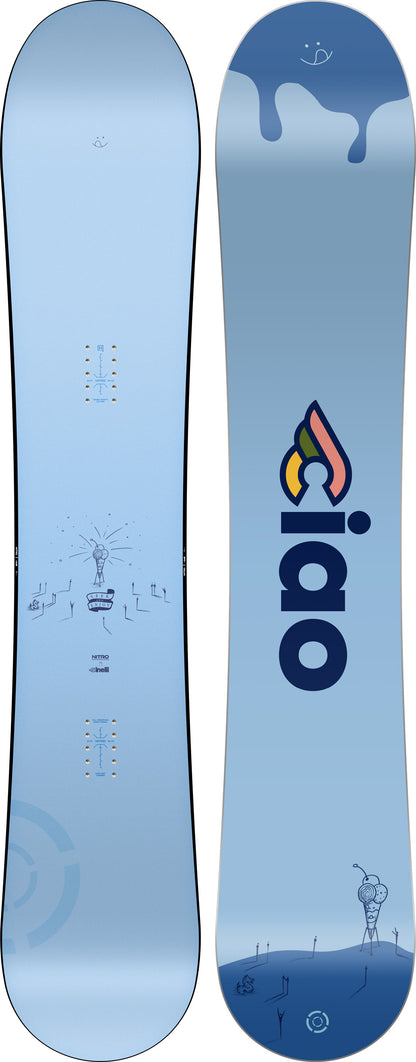 Nitro PHASE X CINELLI Snowboard Winter 2026 Mens All-Mountain Freestyle Nitro Ciao