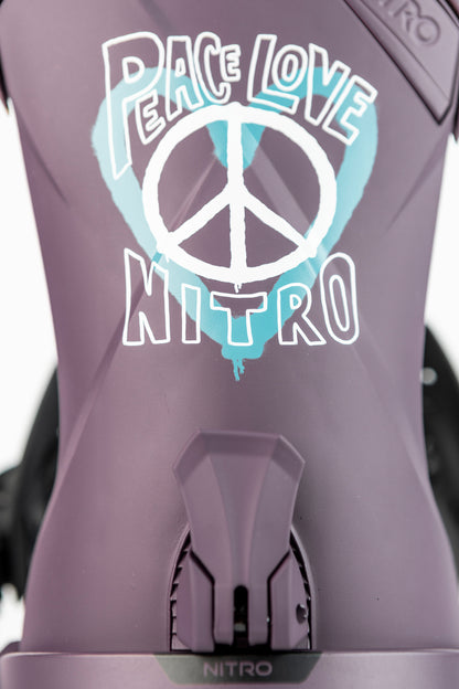 Nitro TEAM BDG Snowboard Bindung PEACE LOVE NITRO (25)
