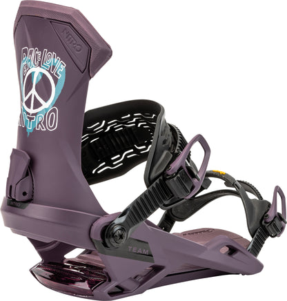 Nitro TEAM BDG Snowboard Bindung PEACE LOVE NITRO (25)