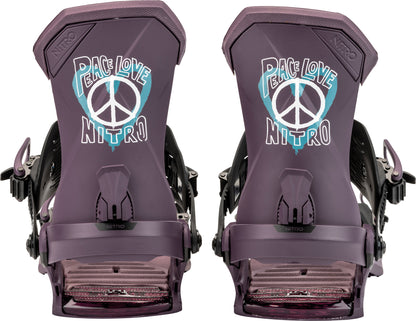 Nitro TEAM BDG Snowboard Bindung PEACE LOVE NITRO (25)