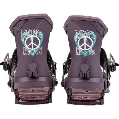 Nitro TEAM BDG Snowboard Bindung PEACE LOVE NITRO (25)
