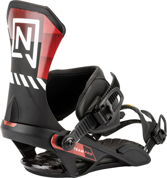 Nitro TEAM PRO Snowboard Bindung Herren BLACK RED Winter 2026