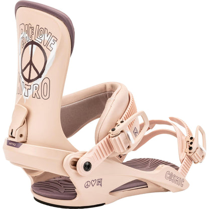 Nitro COSMIC BDG´25 Snowboard Bindung PEACE LOVE NITRO