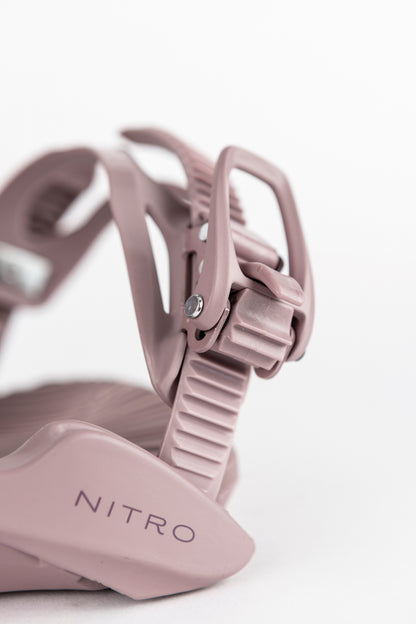 Nitro COSMIC Damen Snowboard Bindung ROSE 2026 All-Mountain & Freestyle-Einstieg