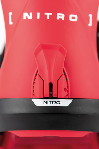 Nitro TEAM Herren Snowboard Bindung VIVID RED Winter 2026