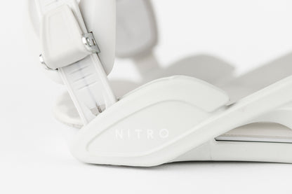 Nitro FATE Damen Snowboard Bindung OFF WHITE 2026 All-Mountain-Snowboardbindung
