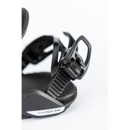 Nitro Kinder Snowboardbindung Charger Mini Youth 2026 ULTRA BLACK Größeneinteilung: S= 33,5-38