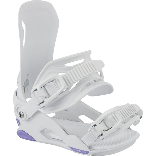 Nitro Charger Mini Kids Snowboard Bindings 2026 – White – Produktansicht