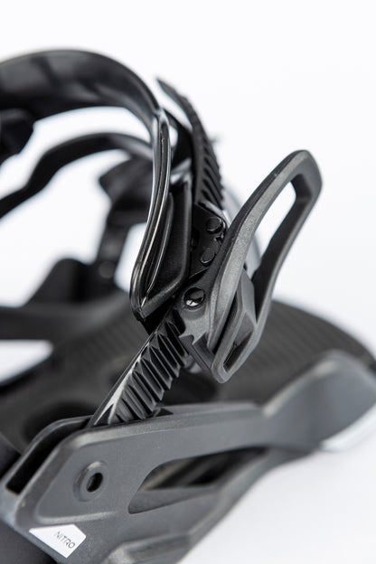 NITRO KIDS CHARGER Snowboard-Bindung MICRO / MINI 2026 Größe: XS (EU 28.5 - 34) BLACK